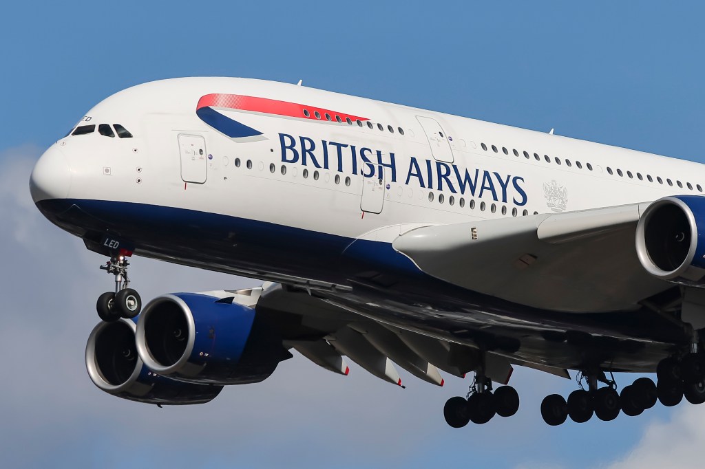 An Airways British aircraft.
