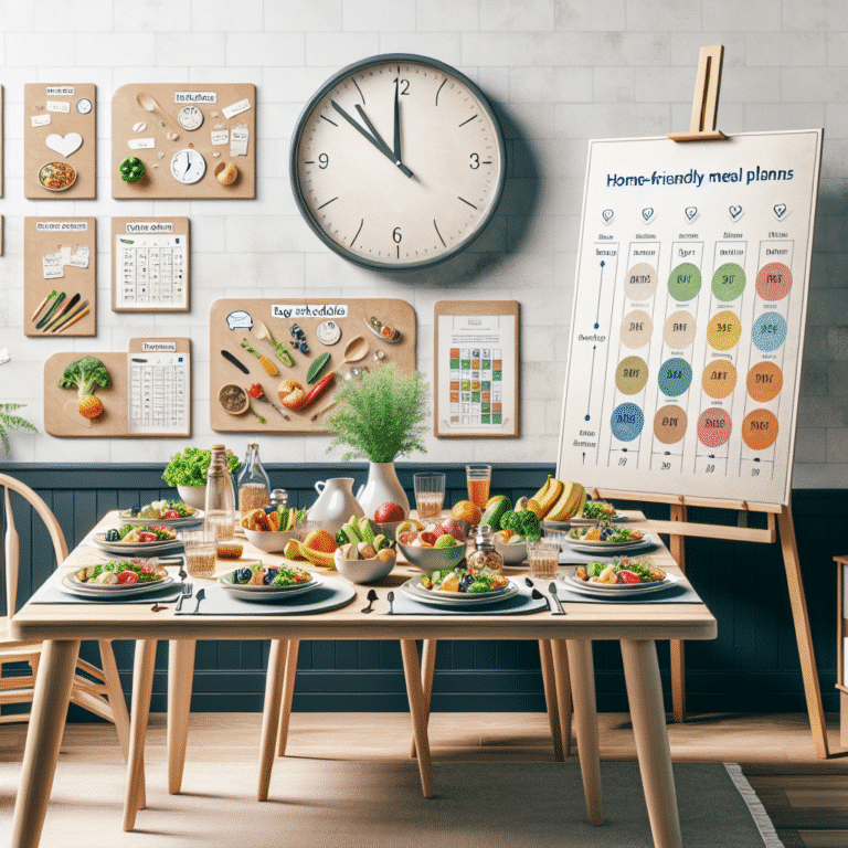 home-friendly meal plans for busy schedules