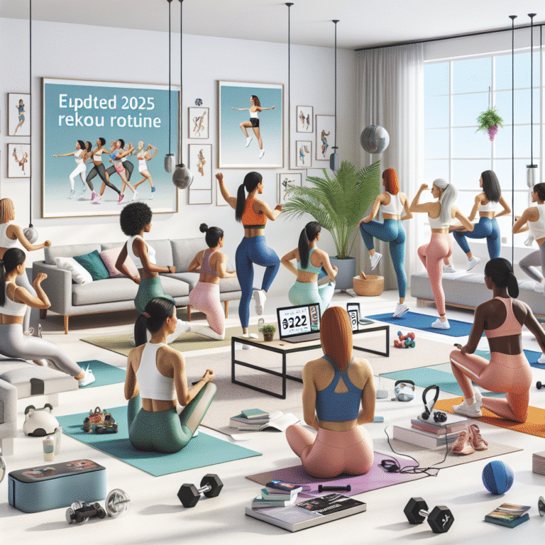 home workout routines for women 2025