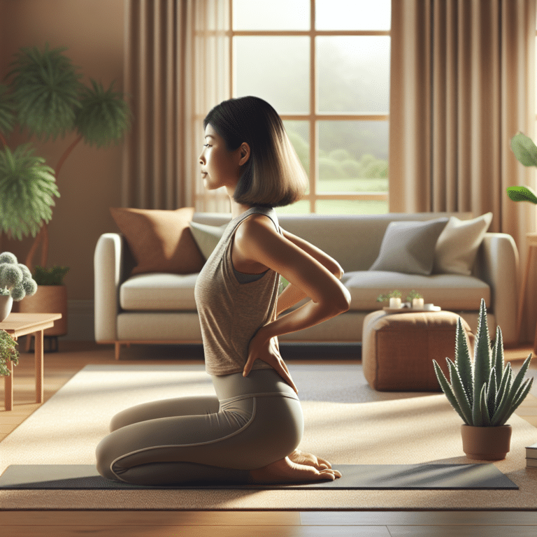 stretching for lower back relief at home