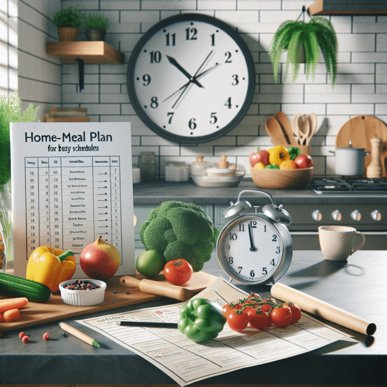 home-friendly meal plans for busy schedules
