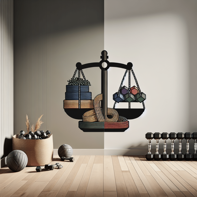 home resistance bands vs dumbbells